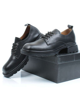 03-PDT112-1 BLACK Полуботинки женские - No name фото 17