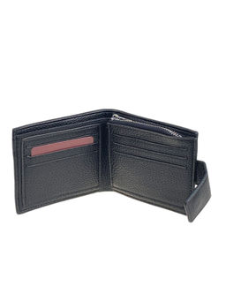 Мужское портмоне из искусственной кожи, цвет черный - Greta фото 2