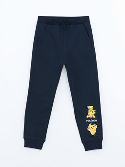 Beli Lastikli Pikachu Bask?l? Erkek ?ocuk Kal?n Jogger E?ofman Alt?