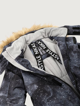 Комбинезон 8з3325 графит/черный