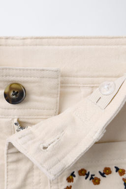 STRAIGHT VELVET TROUSERS - Zara фото 4