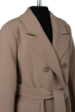 Пальто женское демисезонное (пояс) - El podio фото 6