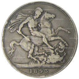 1 крона 1893 года Великобритания