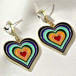 Серьги длинные на гвоздиках арт. 11 7939 (id 254252) - Rada фото 2