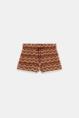 SHORTS CROCHET / Terracota