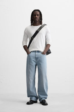 STRUCTURED RELAXED FIT JEANS