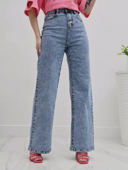 Джинсы трубы широкие палаццо