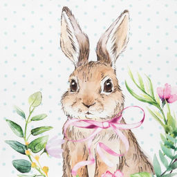 Полотенце Этель Пасхальный кролик 40х73 см, 100% хл, саржа 190 гр/м2  фото 3