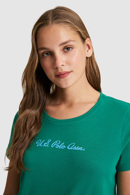 Kad_n Koyu Ye_il Basic Ti__rt - U.s. polo assn фото 2