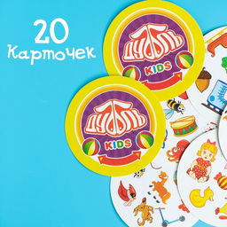 Настольная игра Дуббль Kids, на внимание и реакцию, 20 карточек - Лас играс фото 3