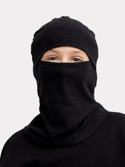 Шапка детская балаклава в черном цвете - Mark formelle фото 4