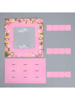 Цена за 4 шт. Коробка для конфет, кондитерская упаковка, 16 ячеек «От всего сердца», 18.9×18.9×3.8 см