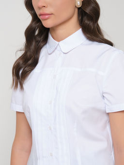 Блуза полуприлегающего силуэта