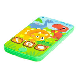 Музыкальный детский телефон «Динозаврик», звук, цвет зелёный