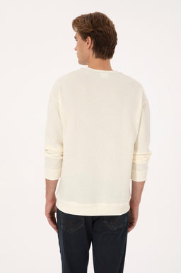 Erkek Krem Sweatshirt - U.s. polo assn фото 5