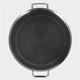 Кастрюля Hanna Knövell, 25 л, d=36 см, h=24 см, толщина стенки 0.8 мм, 201 сталь, с крышкой, индукция, дно ТРС, нержавеющая сталь