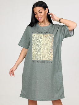 221 ТУНИКА ЖЕНСКАЯ (Джинса зелёная) - А-дина фото 3