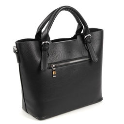 Женская сумка тоут из эко кожи 8222-960 Блек - Cidirro фото 3