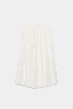 FALDA PLIEGUES ZW COLLECTION / Crudo - Zara фото 3
