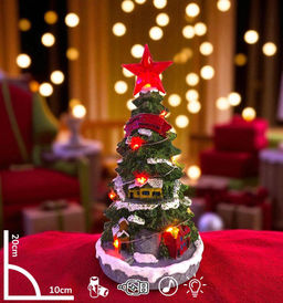 Рождественская светящаяся композиция, разноцветные LED, с движением и музыкой