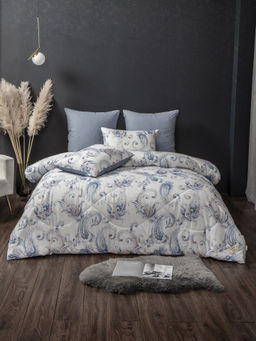 Комплект с одеялом Нельсон (молоко голубое небо) ABC Cotton