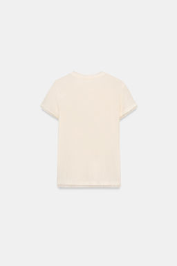 CAMISETA COMBINADA TUL / Vainilla - Zara фото 6