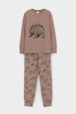 К 1541/холодный какао,медведи пижама дет