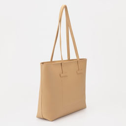 Сумка женская на молнии, бежевая