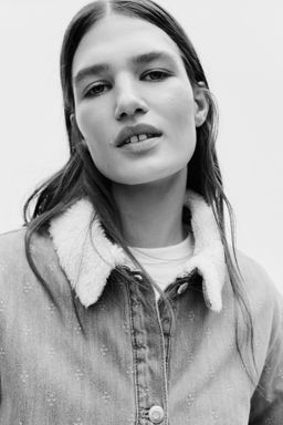 Cazadora denim con cuello - H&m фото 5