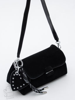 Сумка женская кожаная 6660VG black Vitelli Grassi