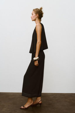 PIN TUCK TOP WITH HARDWARE - Zara фото 4