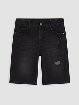 Y?rt?k Detayl? Erkek ?ocuk Jean ?ort