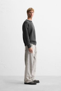 JACQUARD SLOGAN SWEATER - Zara фото 4