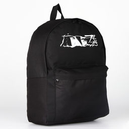 Рюкзак текстильный Аниме, с карманом, 27*11*37, черный - Nazamok фото 4