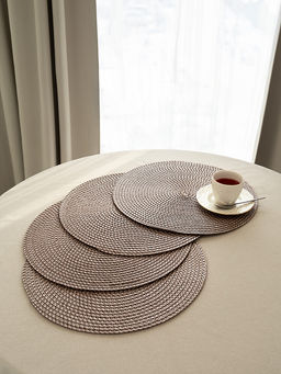 Салфетка сервировочная D38, 1 штука лиловый полипропилен