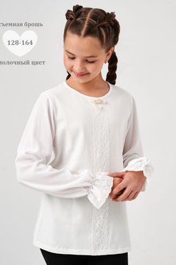Джулия блузка детский дл.рукав