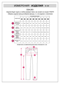 D24.283 Брюки женские серый