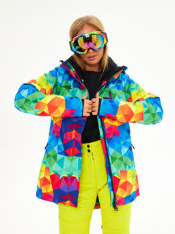 Женская горнолыжная сноубордическая куртка Alpha Endless Ultra Chaleur SNB 423/316_6 Разноцветный  фото 19