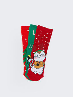 Y?lba?? Temal? K?z ?ocuk Soket ?orap 3l? - Waikiki фото 2