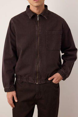 Kahverengi Regular Erkek Ceket TMNAW26CE00001 - Trendyolmilla фото 7