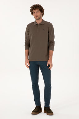 Erkek Vizon Basic Sweatshirt Sepette S_rpriz _ndirim - U.s. polo assn фото 4