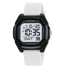 Часы наручные Skmei мужские электронные спортивные 2495white