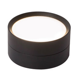 Светильник потолочный 12W, 230V, GX53, черный, HL357