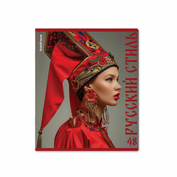 Цена за 5 шт. Тетрадь общая ученическая ErichKrause Russian Style, 48 листов, глянцевая ламинация, клетка_MIX-PACK фото 4