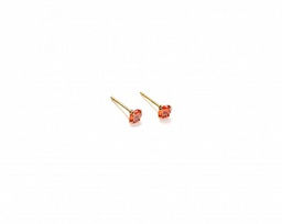 Серьги-гвоздики PR1469 -4 оранжевый