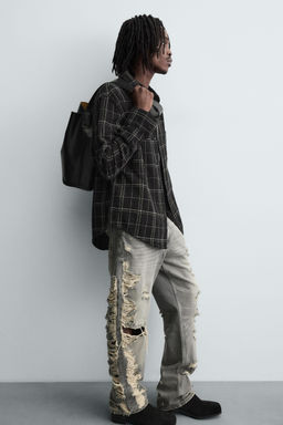 CHECK OVERSHIRT - Zara фото 7