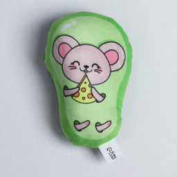 Игрушка для кошек с мятой Мышка, 12 х 9 см - Пушистое счастье фото 2