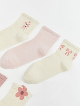 ?i?ekli Kad?n Soket ?orap 5li