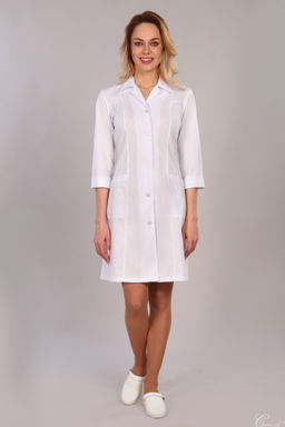 Халат женский 92 ТС. Цвет: белый