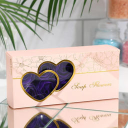 Мыльные розы, фиолетовые, набор 10 шт.